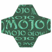 Ballon de football vert Mojo (Plat)