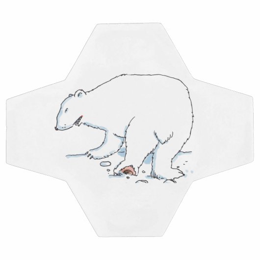 Ballon de soccer Polar Bear (Plat)