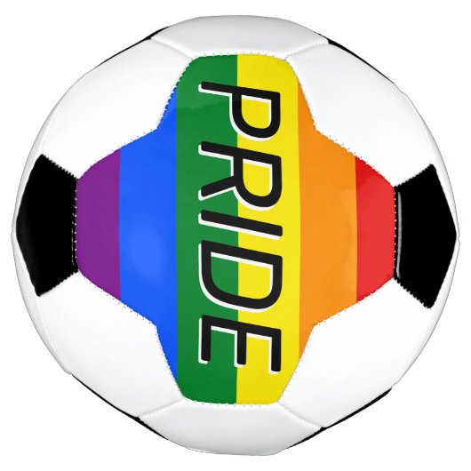 Ballon de soccer Rainbow Pride (Tourné)