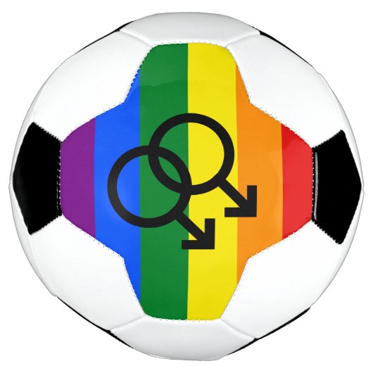 Ballon de soccer Rainbow Pride (Tourné)
