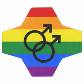 Ballon de soccer Rainbow Pride (Plat)