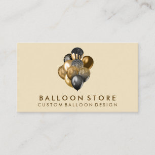Ballon Decor Boho rustiek goud glans Visitekaartje