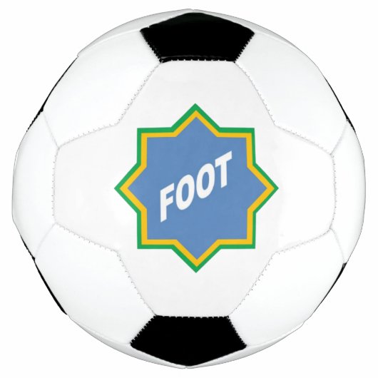 Ballon DESIGN FOOT BRAZIL (Devant)