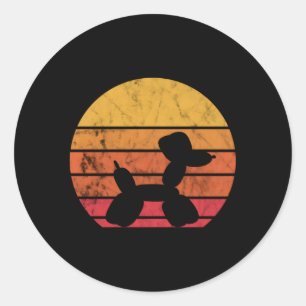 Ballon Dierlijke Ballon Twister Ronde Sticker