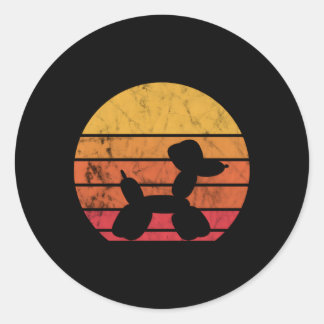 Ballon Dierlijke Ballon Twister Ronde Sticker