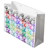 Ballon Dog Gift Bag Groot Cadeauzakje (Voorkant Gekanteld)