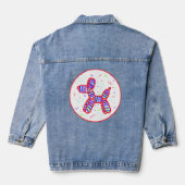 Ballon Dog Party Denim Jacket (Achterkant)