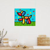 Ballon Dog Poster (Keuken)