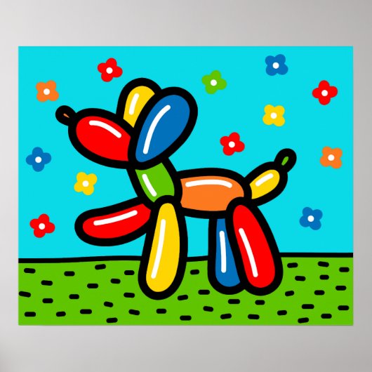 Ballon Dog Poster (Voorkant)