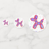 Ballon Dogs Party Table Confetti (Voorkanten)
