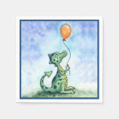 Ballon Dragon papieren servetten (Voorkant)