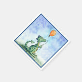 Ballon Dragon papieren servetten (Hoek)