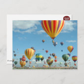 ballon Fiesta Albuquerque Briefkaart (Voorkant / Achterkant)