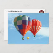 ballon fiesta briefkaart (Voorkant / Achterkant)
