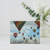 ballon fiesta briefkaart (Staand voorkant)