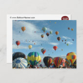 ballon fiesta briefkaart (Voorkant / Achterkant)