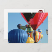 ballon fiesta briefkaart (Voorkant / Achterkant)