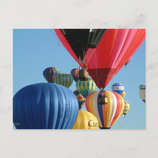 ballon fiesta briefkaart (Voorkant)