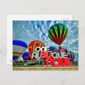 ballon Fiesta Briefkaart (Voorkant / Achterkant)