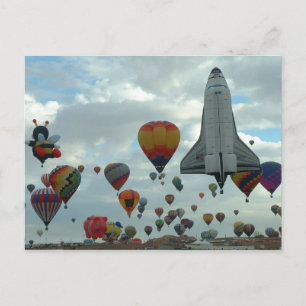 ballon fiesta briefkaart