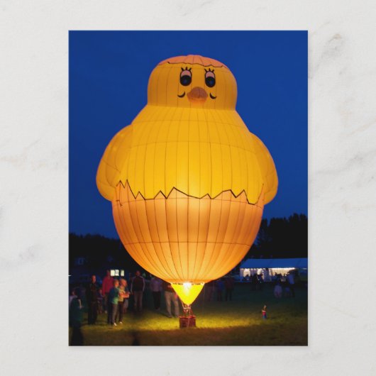 ballon fiesta briefkaart (Voorkant)