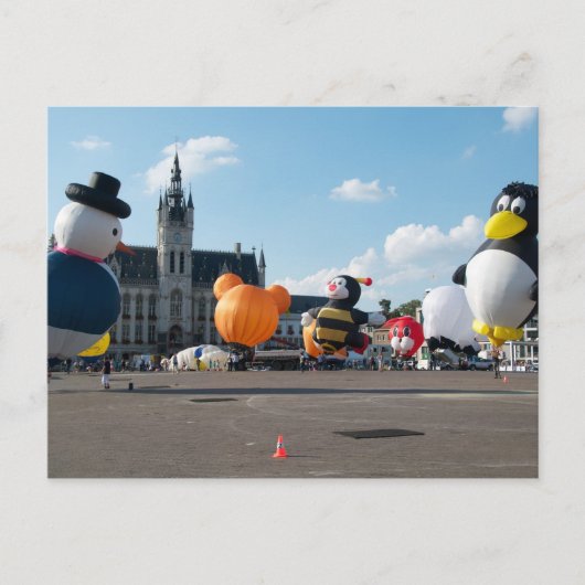 Ballon fiesta uitzichten briefkaart (Voorkant)