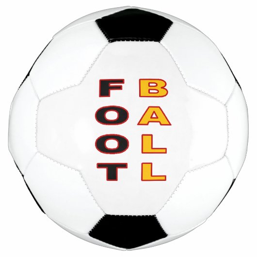 Ballon Foot Design FOOTBALL ALLEMAGNE (Devant)