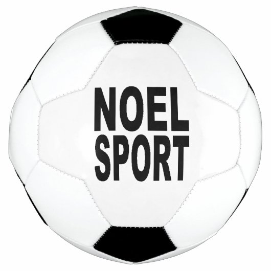 Ballon Foot Design NOEL SPORT (Devant)