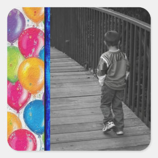 Ballon foto Stickers Sjabloon