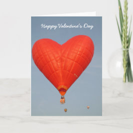 Ballon Gelukkig Valentijn Feestdagen Kaart