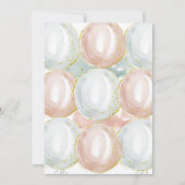 Ballon Gender Reopenbaart Uitnodiging (Achterkant)