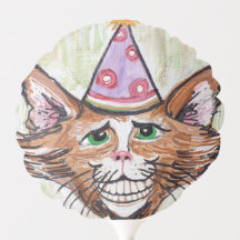 Amusant Petit Cheshire Chat Air Filled Party Ballo