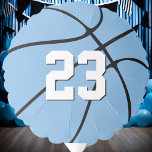 Ballon Gonflable Carolina Blue Basketball Team Party/Joueur Sports<br><div class="desc">Carolina Blue Basketball Team Party / Joueur Anniversaire Balloon sportif : Ballons décoratifs amusants pour les équipes de basket-ball et les joueurs avec des couleurs d'équipe bleu carolina (bleu clair). Entrez vos propres lettres d'école, le numéro de maillot du joueur ou les initiales, ou tout autre texte dans la zone...</div>
