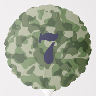 Ballon Gonflable Fête d'anniversaire militaire de l'armée de camo