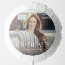 Personalized Graduation Photo Modern Party Decor