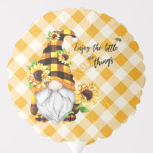 Profitez des petites choses Gnome tournesol