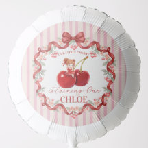 Ruban Coquette Cerise Douce Anniversaire Rose Fill