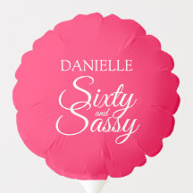 Soixante Sassy Diva rose 60e anniversaire