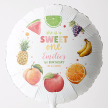 Sweet One Fruit 1er Anniversaire Bash, fête d'été