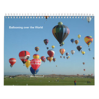 Ballon, het hele jaar door kalender