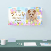 Ballon Huisdier Hond Foto Spandoek (Beurs)