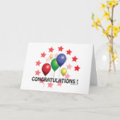 ballon kaart (Gele Bloem)