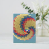 Ballon Launch Briefkaart (Staand voorkant)