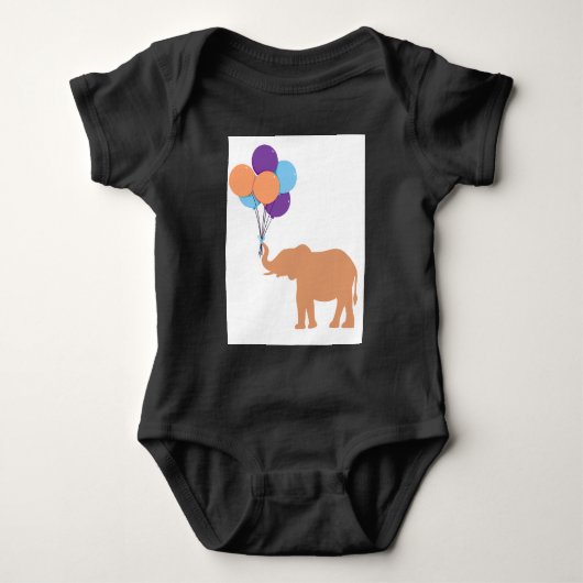 Ballon Olifant Romper (Voorkant)