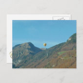 Ballon over de bergen briefkaart (Voorkant / Achterkant)