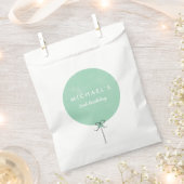 Ballon Party Favor Bag - Mint Bedankzakje (Geknipt)