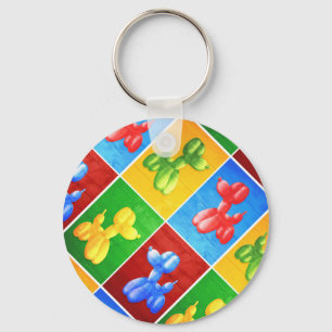 Ballon Poodle Sleutelhanger