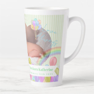 Ballon Rainbow Cloud Foto Groene Latte Mok