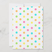 Ballon Rose Prêt À Pop Baby shower Invitation (Dos)