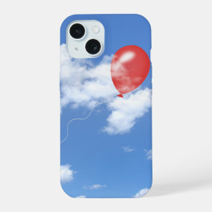 Ballon Rouge Dans Les Nuages